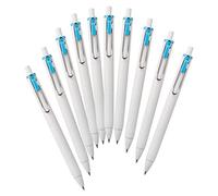 三菱鉛筆 Mitsubishi Pencil Uniball One Lot de 10 stylos à bille gel Bleu ciel