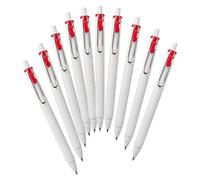 三菱鉛筆 Mitsubishi Pencil Uniball One Lot de 10 stylos à bille gel Rouge 0,38