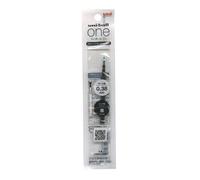 Mayddle Recharge pour crayon Mitsubishi UMR-05S pour Uni-Ball One 0,38 mm Noir