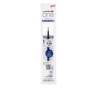 Mitsubishi UMR-38S Recharge pour crayon Uni One, 0,38 mm, bleu-noir
