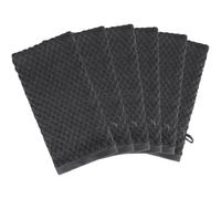 Mitt de bain d'artisanat en coton - gant exfoliant - Ensemble de 6 Euro Spa Waffle Waffle Weave Tragouts - 100% coton Coton Douche de douche Glov