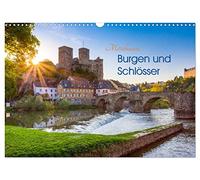 Mittelhessens Burgen und Schlösser (Wandkalender 2026 DIN A3 quer), CALVENDO Monatskalender: 13 farbenfrohe romantische Ansichten von Mittelhessens Burgen- und Schlösserwelt