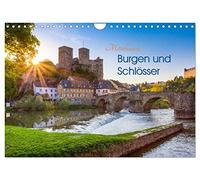 Mittelhessens Burgen und Schlösser (Wandkalender 2026 DIN A4 quer), CALVENDO Monatskalender: 13 farbenfrohe romantische Ansichten von Mittelhessens Burgen- und Schlösserwelt