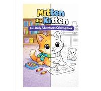 Mitten the Kitten Coloring Book for Kids: Cute and Cozy Cat Coloring Pages