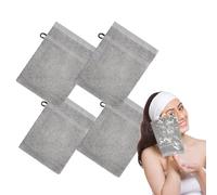Mitts de lavage corporel - Mitt de bain | Chantinglets avec boucle | de coton doux à 4 pièces | Chagrin Bâth pour le nettoyage du visage à la main | Face mitten | Tissu de spa de bain | Gants de