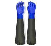 MITUMORMOR Gants de bassin longs, 70 cm, gants en polyuréthane, sablage, imperméables, gants de pêche