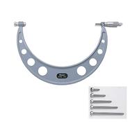 Mitutoyo 104-136 A L'extérieur Micromètre avec 6 interchangeables pas aux normes et 6, 150 Mm-300 mm Gamme, graduation 0,01 mm