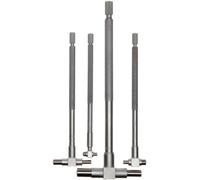 Mitutoyo 155-907, 5/40,6 cm vers 2-1/20,3 cm, 4 pièces Ensemble de jauge de télescopique