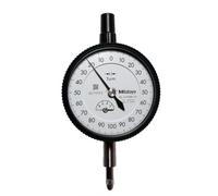 Mitutoyo 2109AB-10, Comparateur, 1 mm, 0,001 mm, Dos plat, Lecture 2 côtés, Monté sur rubis, Antichoc, Type ISO, Métrique