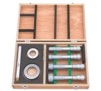 Mitutoyo 368-992, Jeu de micromètre d'intérieur 3 touches Holtest, 25-50 mm (4 pcs), 0,005 mm, Economy Set, Métrique