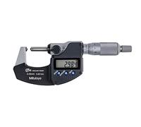 Mitutoyo 395-271-30, Micromètre digital à touche sphérique, 0-25 mm, 0,001 mm, IP65, Touche sphérique, Métrique, avec sortie de données