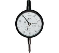 Mitutoyo Comparateur, dos plat, Type ISO, Etanche, 10mm, 0,01mm