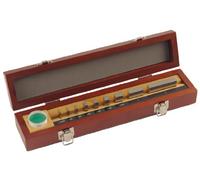 Mitutoyo Lot de 9 micromètres rectangulaires en acier avec parallèle optique, ASME Grade 0, 0,2 à 5,1 cm de longueur