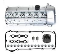 MITZONE Kit de couvercle de valve en aluminium compatible avec BMW Z3 323i 325i 328i 330i 525i 528i 528i 530i X5 M52/M54 2,5 L 2,8 l 3,0 L pièce # 11121432928