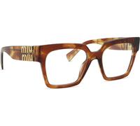 Miu Miu Femme Miu Miu MU 04UV 11Q1O1 Montures optiques Acétate Marron Carré Normale