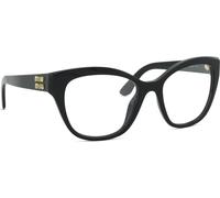 Miu Miu Femme Miu Miu MU 05XV 1AB1O1 Montures optiques Acétate Noir Carré Normale