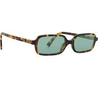 Miu Miu Femme Miu Miu MU 11ZS VAU04M Lunettes de soleil Acétate Tortue Vert Carré Normale