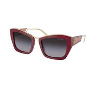 Miu Miu Femme Miu Miu MU 02YS 16H09S Lunettes de soleil Plastique Bordeaux Gris Cat Eye Ombré