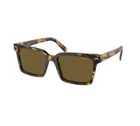 Miu Miu Femme MU 13ZS VAU01T Lunettes de soleil Acétate Tortue Marron Carré Normale
