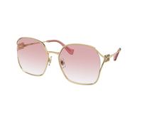 Miu Miu Femme MU 52WS 5AK06S Lunettes de soleil Métal Or Rose Géométrique Normale Ombré
