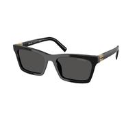 Miu Miu MU A05S 16K08Z, Lunettes de soleil, Papillon, Femme, Noir