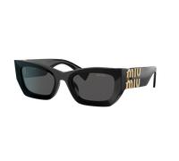 Miu Miu Femme Sunglass MU 09WS Runway - Couleur du Monture: Noir, Couleur de Lentille: Gris foncé