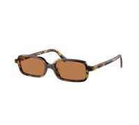 Miu Miu Femme Sunglass MU 11ZS - Couleur du Monture: Havana Miel, Couleur de Lentille: Brun