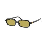 Miu Miu Femme Sunglass MU 11ZS - Couleur du Monture: Noir, Couleur de Lentille: Vert Olive
