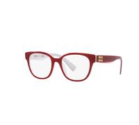 Miu Miu MU 02VV 10D1O1 Acétate Ivoire Lunettes Carrées 52mm