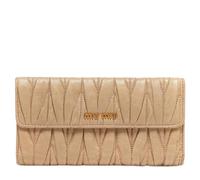 Miu Miu Pre-owned, Femme, Pre-owned, Beige, Taille: ONE Size Portefeuille en cuir Pre-owned