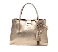 Miu Miu Pre-owned - Pre-owned Metallic Goatskin Satchel - Femme - Pre-owned - Jaune - Taille: ONE Size