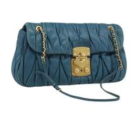 Miu Miu Pre-owned - Sac bandoulière Pre-owned - Femme - Pre-owned - Bleu - Taille: ONE Size