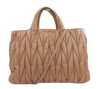 Miu Miu Pre-owned - Sac cabas Pre-owned en cuir d'agneau - Femme - Pre-owned - Brun - Taille: ONE Size