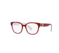 Miu Mu 02VV 10D1O1 Ivoire Acetat Carré Lunettes de Vue 52mm