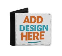 Miujonvy Portefeuilles pour homme avec porte-monnaie et porte-cartes d'identité avec poche pour pièces de monnaie, 6 emplacements pour cartes de crédit, compartiments pour billets de banque, Noir