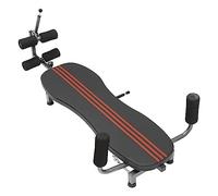MIUKYUI Banc de décompression orthopédique pour le dos et appareil d’extension pour la traction vertébrale jusqu’à 150 kg réglable avec supports pour les jambes et poignées ergonomiques