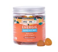 Mium Lab - Énergie : Coup de Boost & Réduction de la Fatigue Physique & Mentale - Plantes Adaptogènes (Guarana & Ginseng) Caféine naturellement présente et Vit C - Cure 21 jours - Fabriqué en France