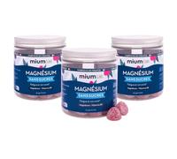 mium LAB - Gummies Magnésium sans sucre - 126 gummies - Hautement dosé - Haute absorption - Citrate de Magnésium & Vitamine B6 - Réduit nervosité et fatigue - Fruits rouges - Fabriqué en France