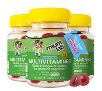 MIUM LAB - Gummies Multivitamines Enfant - Complément Alimentaire Vitamines Enfant - 9 Vitamines et Minéraux - Sans sucres - Fatigue, Énergie - Vitamine C et B, Zinc - Goût Cola - Des 3 ans - 30 Jours