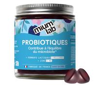 Mium Lab - Probiotiques 5 souches & 7 Milliards d'UFC - Renforcement Flore Intestinale, Digestion, Transit régulier - Adultes et Enfants - Cure 21 jours - Fabriqué en France
