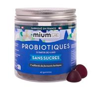 Mium Lab - Probiotiques 5 souches & 7 Milliards d'UFC - Renforcement Flore Intestinale, Digestion, Transit régulier - Adultes et Enfants - Cure 21 jours - Fabriqué en France