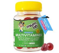 MIUMLAB - Gummies Multivitamines Enfant - Complément Alimentaire Vitamines Enfant - 9 Vitamines et Minéraux - Sans sucres - Fatigue, Énergie - Vitamine C et B, Zinc - Goût Cola - Des 3 ans - 30 Jours