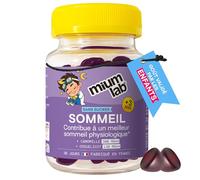 MIUMLAB - Gummies Sommeil Enfant - Camomille & Coquelicot + Tryptophane & Vitamine B6 - Sommeil et Relaxation - Sans accoutumance - Goût Fraise - Dès 3 ans - 30 Jours - Fabriqué en France