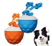 MIUMONE Jouets interactifs pour chien - Jouet électrique automatique pour chiens de petite et moyenne taille - Jouet de stimulation activé par le mouvement pour les garder occupés (bleu orange)