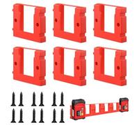MIUUIPI Lot de 6 supports de station d'accueil pour Einhell Power X-Change avec vis, support mural, support de rangement, compatible avec Einhell PXC