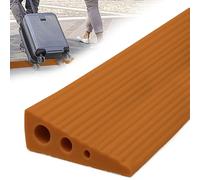 MIUUIPI Rampe de seuil en PVC - Surface antidérapante - 100 x 6,5 x 2,5 cm - Rampe de seuil en Caoutchouc - pour Fauteuil Roulant, Poussette, déambulateur ou Scooter électrique