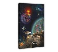 MIUUYE Poster Outer Wilds (9) sur toile pour décoration de chambre à coucher, bureau, chambre, cadeau 40 x 60 cm