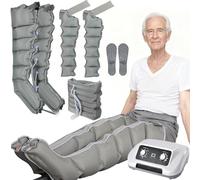 Miuxe Bottes Pressothérapie Drainage Lymphatique Jambes, 6 Chambres Botte De Pressotherapie Jambes Et Ventre Et Bras, Appareil Circulation Sanguine Jambes, Massage Mollet Soulage Les Jambes Fatiguées