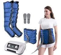 Miuxe Bottes Pressothérapie Drainage Lymphatique Professionnel 6 Chambres Botte Pressothérapie Jambes Lipoedeme Appareil Pressothérapie Corps Complet, Massage Et Relaxation, Facile À Utiliser