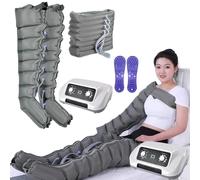 Miuxe Bottes Pressothérapie Jambes Et Ventre Et Bras, Appareil Pressothérapie Complet 8 Chambres Drainage Lymphatique Jambes, Machine Massage Pieds Circulation Sanguine Jambes